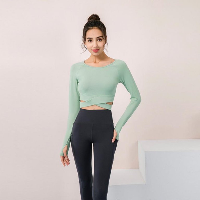 Clearance Women's Long-sleeved Quick-drying Fitness Yoga Clothes