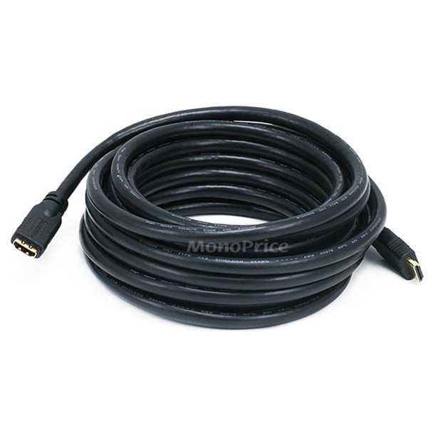 Monoprice Standard HDMI Extension Cable 25 Feet Black 1080i
