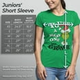 thumbnail image 5 of Junior's Dr. Seuss Christmas Grinch You're a Mean One Portrait  Graphic T-Shirt, 5 of 8