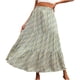 thumbnail image 1 of Faldas de cintura elástica con volantes fruncidos informales con estampado de moda para mujer Wmkox8yi FGJ2090, 1 of 9
