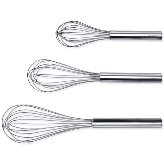 BergHOFF Studio 3Pc 18/10 Stainless Steel Whisk Set