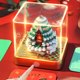 thumbnail image 4 of Calendario navideño de 2026 con reloj y luces, árbol de Navidad, notas artísticas, calendario artístico, escultura de papel, regalo, escultura, regalo de Navidad, adecuado para la escuela., 4 of 7