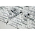 thumbnail image 4 of Kingston Brass KS8021CKL Kaiser Two-Handle 3-Hole Wall Mount Roman Tub Faucet in Polished Chrome, 4 of 7