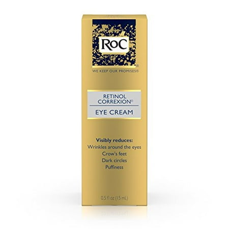 Best Retinol Correxion Eye Cream by RoC: for Wrinkles & Puffiness 0.5 (Best Asian Eye Cream)