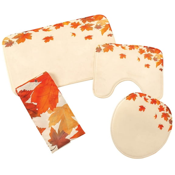 Falling Leaves 4 Piece Bathroom Collection