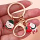 thumbnail image 4 of Llavero con colgantes de Feliz Navidad para hombre y mujer, llaveros de esmalte, Papá Noel, muñeco de nieve, árbol, regalos de recuerdo, bolso, novedad, 4 of 4
