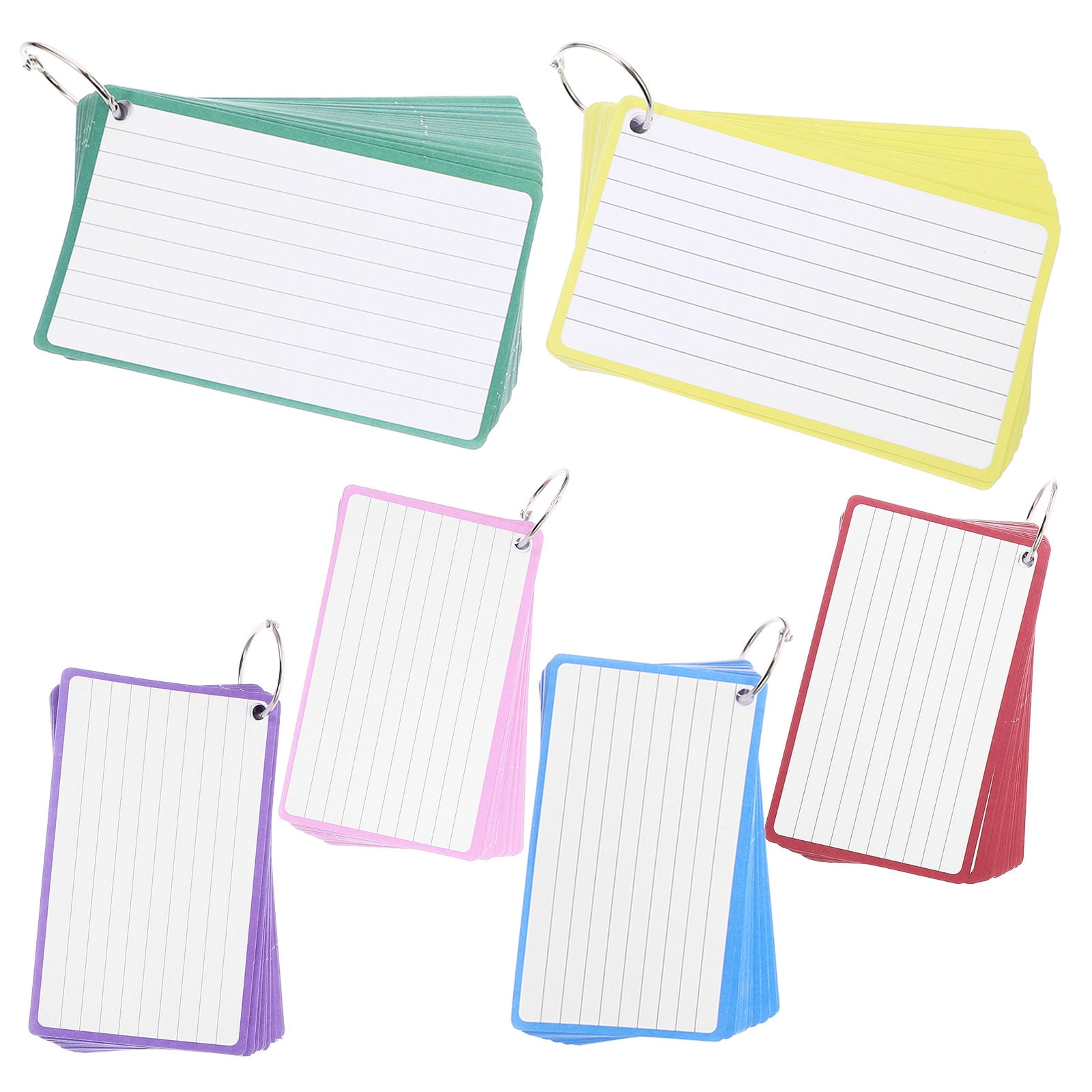 100 Pack 3x5 Adhesive Card Pockets - Clear Plastic Sleeves For Index Cards  & Labels With Top