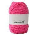 thumbnail image 3 of Soft Baby Yarn, 25g 4-Strand Milk Cotton Crochet Thread, 65m Fine Knitting Wool for Lightweight Wearables and Delicate Amigurumi Crafts, 3 of 9