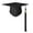 Black, variant on Shiny Graduation Cap For Kindergarten Preschool High School And College Academic Celebration With Golden Tassel