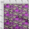thumbnail image 1 of oneOone Cotton Poplin Fuschia Pink Fabric Halloween Craft Projects Decor Fabric Printed By The Yard 42 Inch Wide, 1 of 1