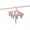 Pink, variant on Foldable Clothes Drying Rack with Clips for Underwear and Socks, Multifunctional Hanger for Student Dormitory and Balcony, Portable Laundry Rack for Easter Gifts and Home Use, Gray