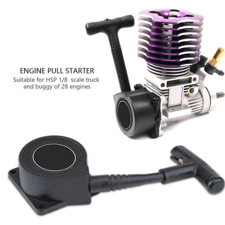 OTVIAP RC SH.28 Pull Starter for HSP 1/8 Nitro Car SH 28 Engine Accessory Part with Screws, SH28 Engine Pull Starter, 28 Engine Pull Starter