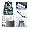 thumbnail image 4 of Goofa The Nightmare Before Christmas Pattern Casual Backpack – School Backpack Lightweight & Ergonomic Design, Water-Resistant, Spacious & Comfortable, Travel, 4 of 6