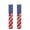 American Flag, variant on chaqlin Welcome Porch Sign Floral Butterfly Hanging Wall Sign Banner Flag Set of 2, Festival Decorations Porch Banner Door Decorations Seasonal Farmhouse Decor for Outdoor Indoor