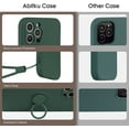 thumbnail image 4 of Stand Case Compatible with iPhone 12 Pro, 360°Ring Holder (Support Magnetic Kickstand Car Mount) Microfiber Cloth Shockproof Protective for iPhone 12 Pro 6.1 inch (Army Green), 4 of 13