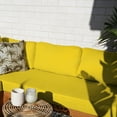 thumbnail image 3 of Waverly Inspirations, Home Decor, 100% Polyester, Water/Stain Resistant, Indoor/Outdoor Fabric - Solid Width 54 Inch, Mimosa, Cut by Yard, 3 of 7