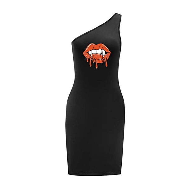 Vestido de mujer con hombros descubiertos, ropa de verano, minivestido de calle para desplazamientos XL