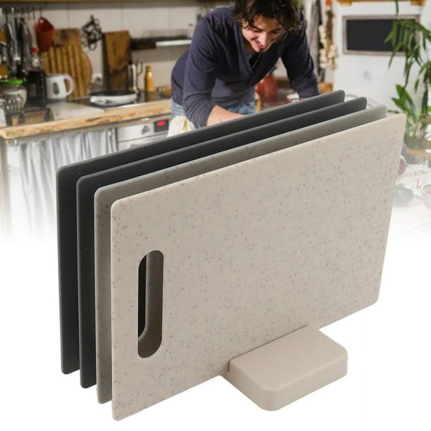 Juego de tablas de cortar tabla de cortar multiusos portátil de grado alimenticio de 4 piezas con