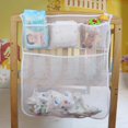 thumbnail image 2 of Bolsa de malla para cuna de bebé, organizador de pañales para recién nacido, contenedor de ropa para niños pequeños, 2 of 4