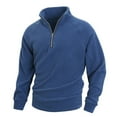 thumbnail image 1 of Veste Homme Ajustée Col Montant Manches Longues Chandail Décontracté Chaud Hiver Léger Confortable, 1 of 7