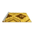 thumbnail image 2 of Ahgly Company Machine Washable Indoor Rectangle Southwestern Yellow Country Area Rugs, 7' x 9', 2 of 4
