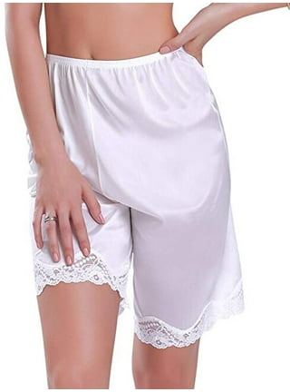 Silk Safety Short Pants for Women Lace Seamless Under Skirt Anti