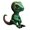 Dark green, variant on Finger dinosaur fingertips