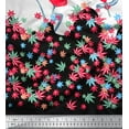 thumbnail image 3 of oneOone Polyester Lycra Fabric Artistic Flower Panel Print Fabric BTY 56 Inch Wide, 3 of 3
