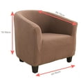 thumbnail image 5 of Ludlz Cushion Cover Soft Texture Dustproof Polyester Removable Decorative Sofa Slipcover Furniture Supplies, 5 of 8