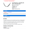 thumbnail image 2 of Front Brake Hose - Compatible with 2007 - 2012 Ford Escape 2008 2009 2010 2011, 2 of 2