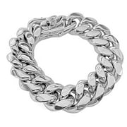 Men's 316L Stainless Steel Miami Cuban Link Heavy Hip Hop Bracelet 20MM Thick 8.5" Inch