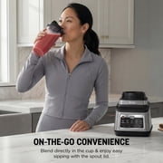 Ninja Professional Plus 72-Oz Kitchen System Blender, Smoothies, Crush, 5 Auto-iQ Preset Programs, 1400PW, BN800 Silver