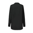 thumbnail image 5 of Women's Long Sleeve Button Down Shirts Tie Waist Blouses Tops Black M, 5 of 5