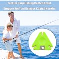 thumbnail image 4 of Cortador de línea de pesca Pelador de pesca de plástico cortador de línea de enlace de gancho portátil para aparejos de pesca de carpa FLhrweasw Nuevo, 4 of 6