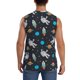 thumbnail image 4 of Balery Space Camisetas sin mangas para hombre, absorbe la humedad y protege contra el mal olor.-X-Large, 4 of 7