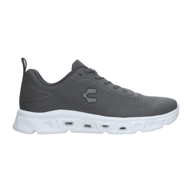 Tenis Charly Hombre Gris Deportivo Gym Cintas gris 25