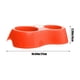 thumbnail image 3 of Comedero Doble para Mascotas Macaroon | Comedero y Bebedero Ovalado Pequeño de Plástico para Perros | Comedero Portátil, Ligero y Antideslizante para Viajes, Exteriores y Uso Doméstico | Utensilio de, 3 of 6