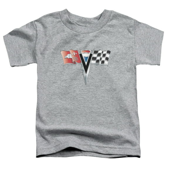Chevrolet - 2Nd Gen Vette Nose Emblem - Toddler Short Sleeve Shirt - 3T