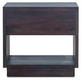 thumbnail image 2 of World Interiors Palermo 24" Wood Live Edge Night Stand in Brown/Raw Walnut, 2 of 5