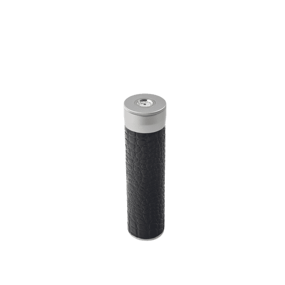 Cigar Tube With Hygrometer, Crocodile Finish