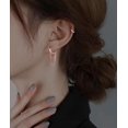 thumbnail image 2 of Leander Solid 925 Sterling Silver Tassel Chain Drop Dangle Small Hoop Earrings Huggie for Women Teen, 2 of 6