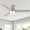 Brushed Nickel+Plywood, variant on LHYY 48"Bruched Nickel Lowe Profile Ceiling Fan with Light