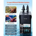 thumbnail image 3 of Filtro de Canister VEVOR 1200L/H de 3 Etapas para Acuario de 380L, 3 of 9