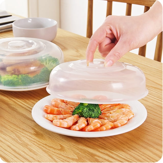 Microwave Cover Transparency PP Material Food Protection Grab Design Safe Healthy Microwave Splatter Cover