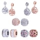 thumbnail image 5 of Charm para Pulsera LuckyLy, Dije de Bolita, Acero Inoxidable y Zirconia Cúbica, Modelo Dani plateado UNITALLA, 5 of 7
