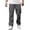 Grey, variant on Men’s Elastic Waist Cargo Work Pants Casual Lightweight Wrinkle Free Outdoor Gym Sweatpants