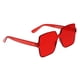 thumbnail image 3 of 2 piezas de gafas de sol vintage de una pieza para mujer, sin montura, UV400, gafas de sol para fiesta Soledad Gafas de sol clásicas sin montura, 3 of 10