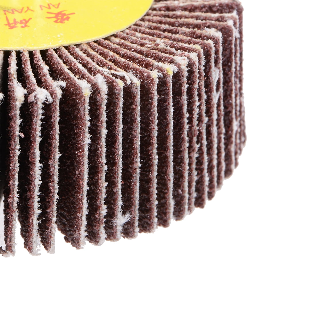 Unique Bargains Flap Wheels Shank Mounted Sanding Wheel for Grinding 40mm x25mm x6mm 5Pcs
