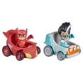 thumbnail image 3 of PJ Masks Owlette vs Romeo Battle Racers Toy, Vehicle and Action Figure Set, 3 of 5