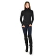 thumbnail image 5 of Sueter de cuello alto con perlas Roman Fashion /Juvenil, 7903 (Negro) negro EG, 5 of 5